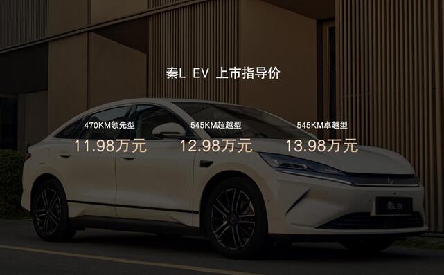 11.98万起!全新智美中级纯电轿车--秦L-EV正式亮相泉城济南!全民智驾时代，年轻人最带感的选择!
