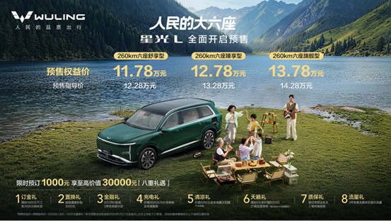 预售权益价11.78万元起，「人民的大六座」星光L正式开启预售